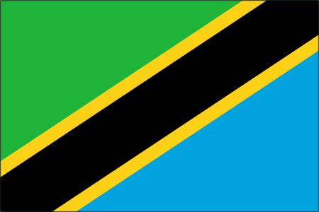 Tanzania Country Flag Sticker