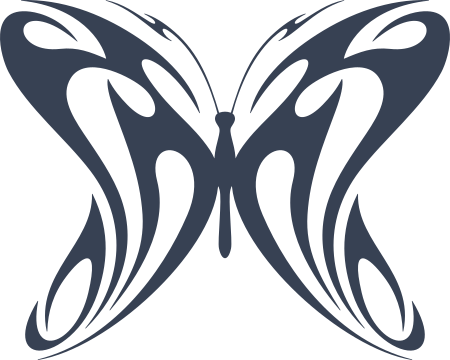 Soft Butterfly In Flames Sticker