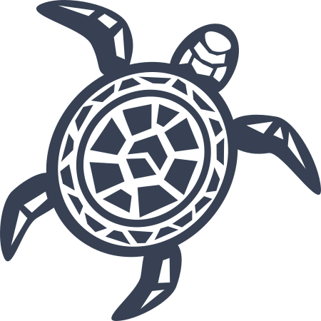 Hawaiian Turtle Decal