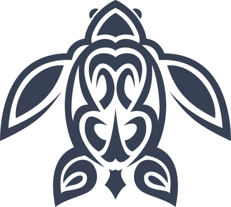 Hawaiian Tribal Turtle Decal