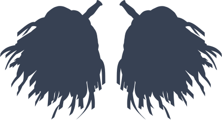 Cheerleader Pom Poms Decal
