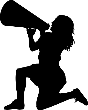 Cheerleader Decal
