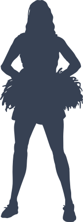 Cheerleader Decal