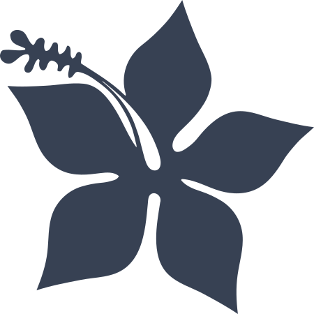 Hibiscus Flower Decal