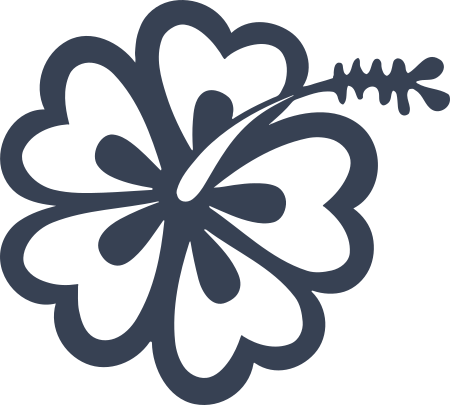 Hibiscus Flower Decal