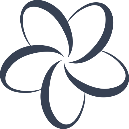 Plumeria Flower Decal