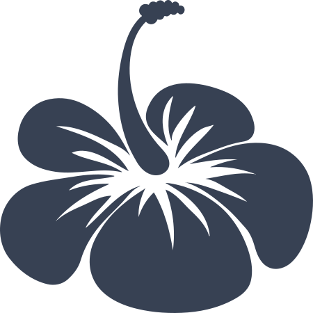 Hibiscus Flower Decal