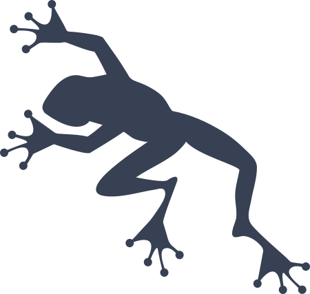 Curious Frog Sticker