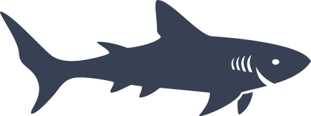 Happy Shark Smiling Sticker