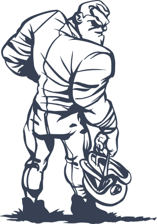 Football Player Decal