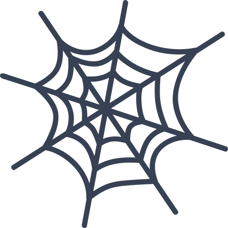 Spider Web Sticker