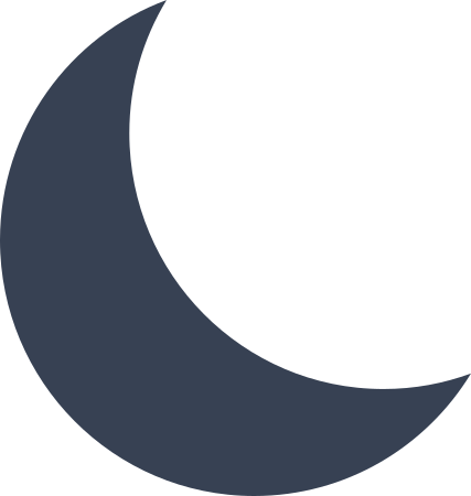 Beautiful Cresent Moon Sticker
