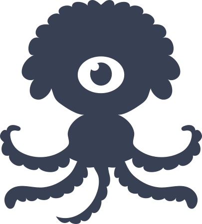 Alien Octopus Sticker Decal