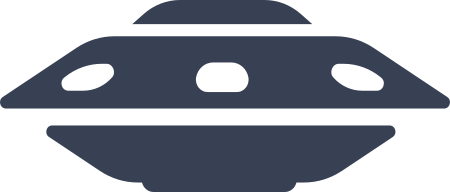 Spaceship Sticker Decal