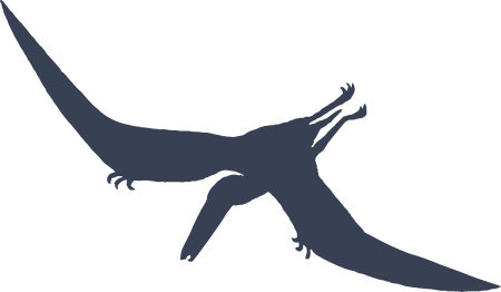 Pterodactyl Flying Sticker