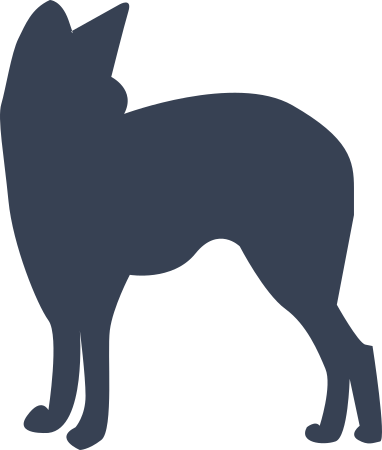 Dog Silhouette Sticker