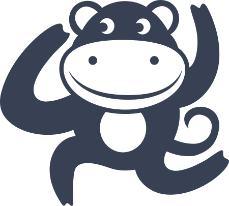 Excited Monkey Sticker