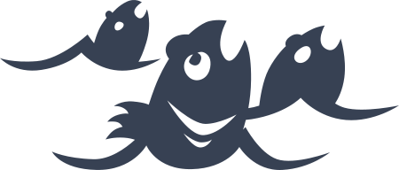Scared Fish Out Of Water Sticker