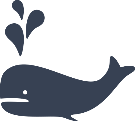 Whale Sticker