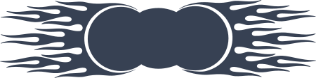 Flames Border Decal