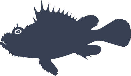 Small-Scaled Scorpion Fish Sticker