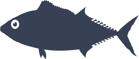 Bonito Fish Sticker Decal