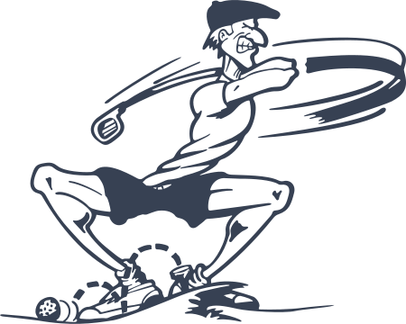Golfer Decal
