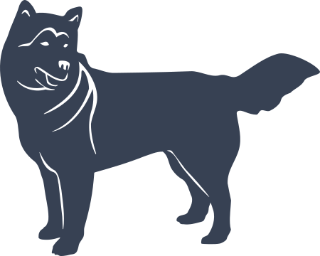 Alaskan Malamute Dog Decal