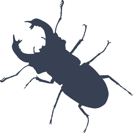 Beetle With Pnichers Sticker