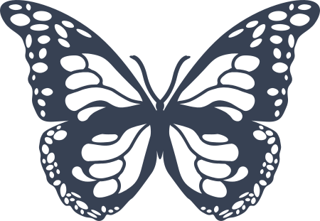 Monarch Butterfly Sticker