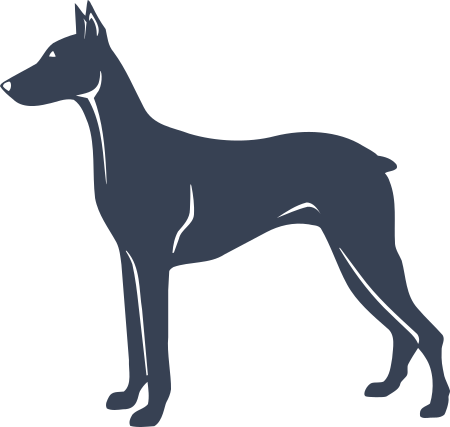 Doberman Pinscher Dog Sticker