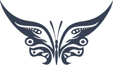 Beautiful Detailed Butterfly Sticker
