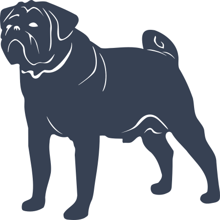 Pug Dog Sticker