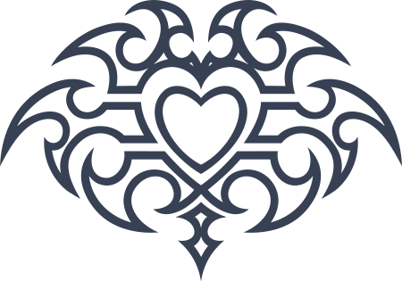 Gothic Heart Sticker