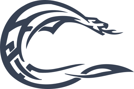 Horseshoe Tribal Snake Sticker