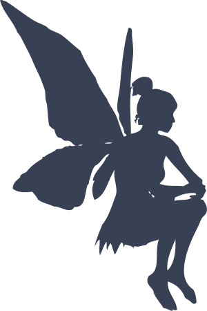 Sitting Fairy Sticker