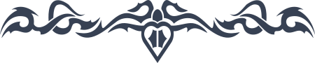 Tribal Vine Design Sticker