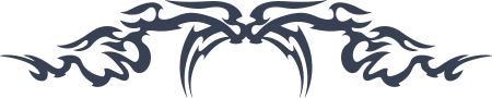 Spirited Tribal Design Sticker