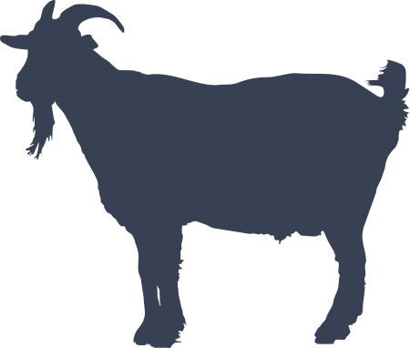 Goat Silhouette Sticker