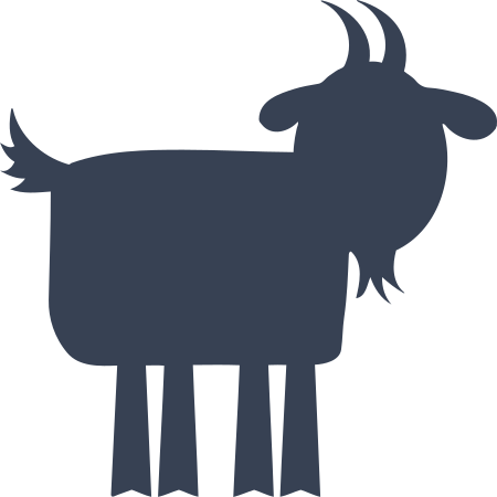 Goat Figure Sticker