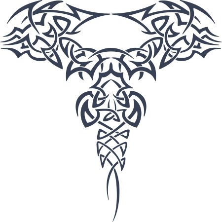 Fancy Tribal Design Sticker